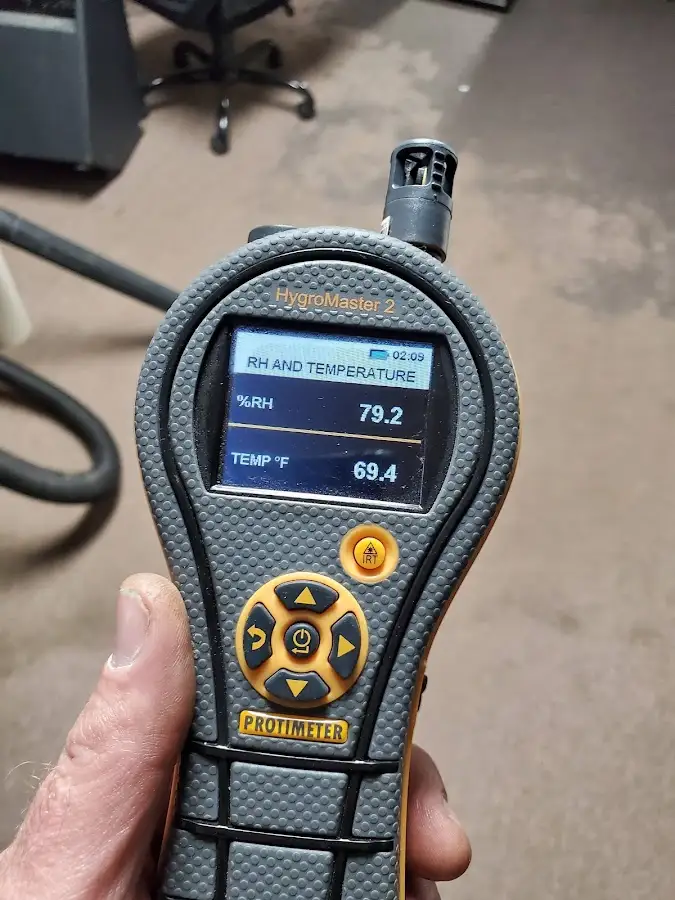 Moisture meter humidity assessment for Mold Remediation & Removal in Strongsville
