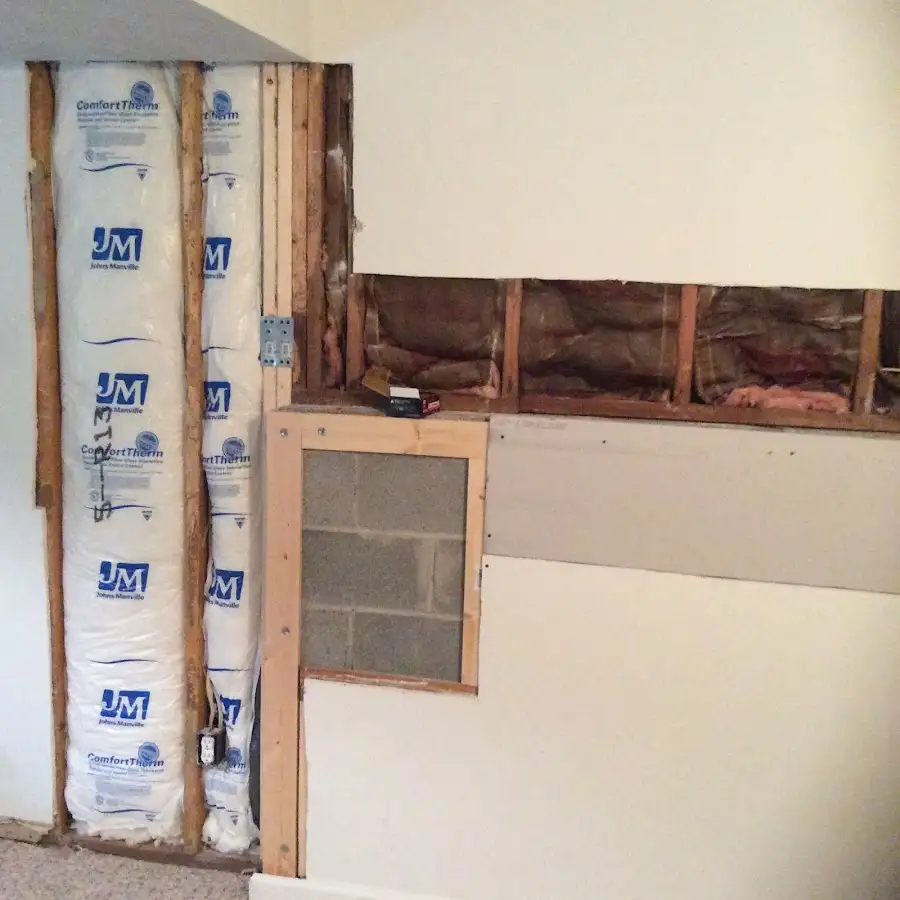 Wall insulation replacement during Contents Cleaning & Restoration in Strongsville